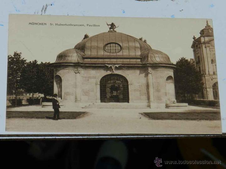 Postales: ANTIQUE POSTCARD - DEUTSCHLAND - MUNCHEN - ST. HUBERTUSBRUNNEN PAVILLON - W.H.D. - 9160 - NON CIRCUL