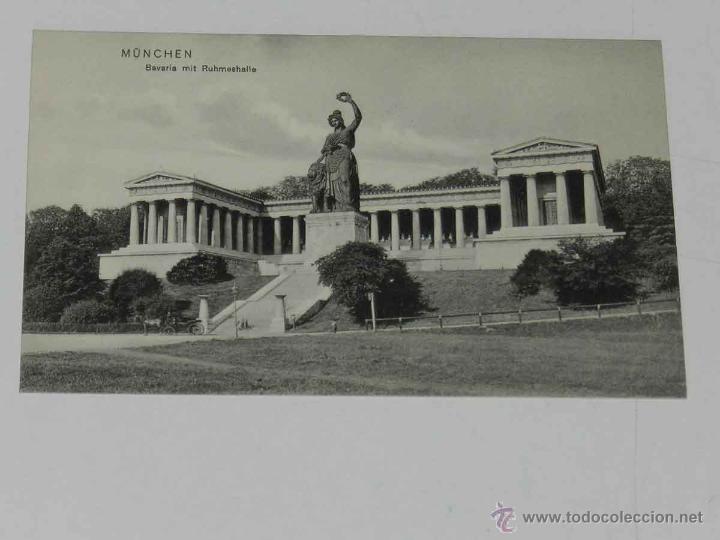 Postales: ANTIQUE POSTCARD - DEUTSCHLAND - MUNCHEN - BAVARIA MIT RUHMESHALLE - KARL BECK - 34 - NON CIRCULATE