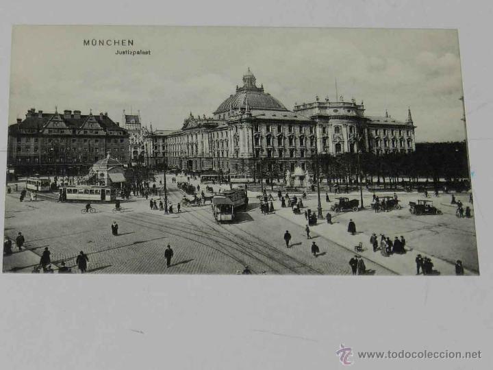Cartoline: ANTIQUE POSTCARD - DEUTSCHLAND - MUNCHEN - JUSTIZPALAST - KARL BECK - 5 - NON CIRCULATE