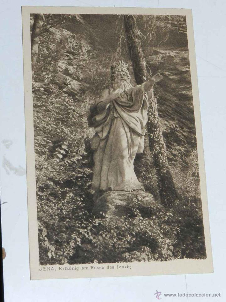 Cartoline: ANTIQUE POSTCARD - DEUTSCHLAND - JENA - ERLKONIG AM FUSSE DES JENZIG - DRUCK U. PHOT. AUFNAHME VON G