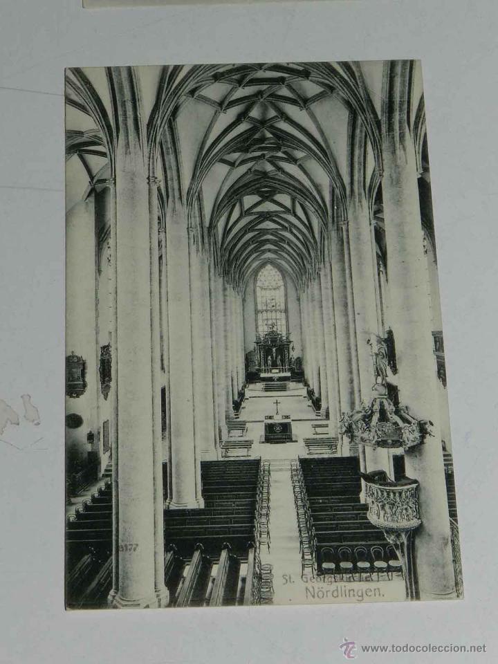 Cartoline: ANTIQUE POSTCARD - DEUTSCHLAND - NORDLINGEN - ST. GEORGSKIRCHE - WILHELM HAUFFMANN A.G. - 8177 - NON