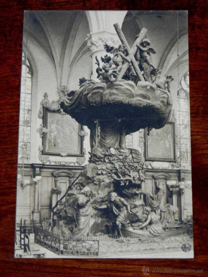 Postkarten: ANTIGUA POSTAL, BELGICA, ANVERES, Iglesia de San Andre, El Pulpito, NELS, SERIE ANVERES, 251, NO CIR