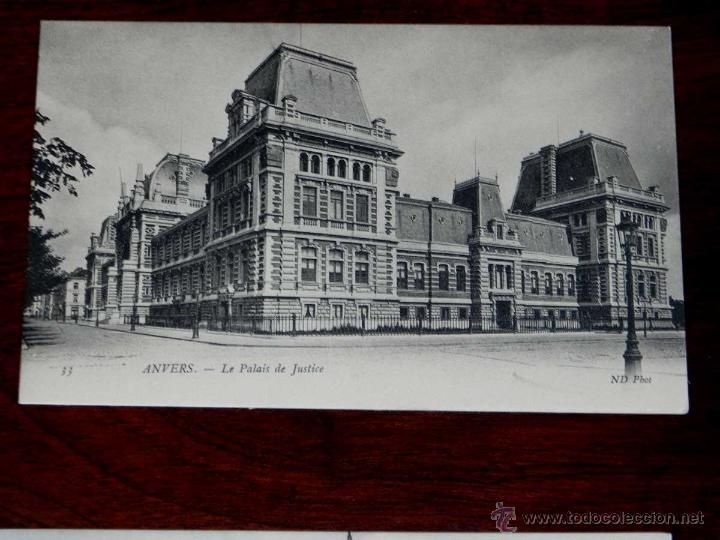 Cartoline: ANTIGUA POSTAL, BELGICA, ANVERES, La estatua de Rubens y la catedral, ND Phot, 53, NO CIRCULADA