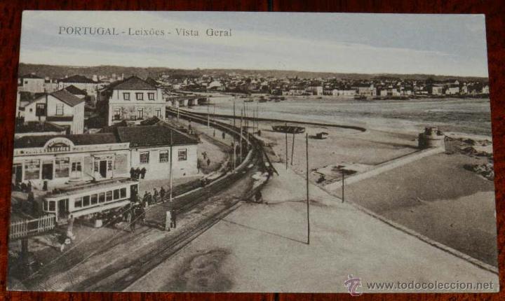 Postais: Antigua postal de Portugal, Leixoes, vista general, no circulada.
