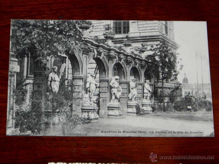 Postales: ANTIGUA POSTAL, BELGICA, Bruselas, Exposicion de bruselas 1910 , Pavellon de la villa de bruselas, G