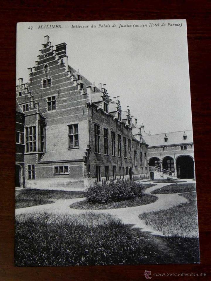 Cartoline: ANTIGUA POSTAL, BELGICA, malinas, interior del palacio de justicia, ND Phot, 27, no circulada