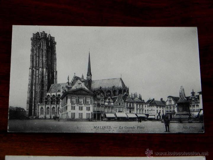 Postcards: ANTIGUA POSTAL, BELGICA, malinas, la plaza mayor, ND Phot, 2, no circulada