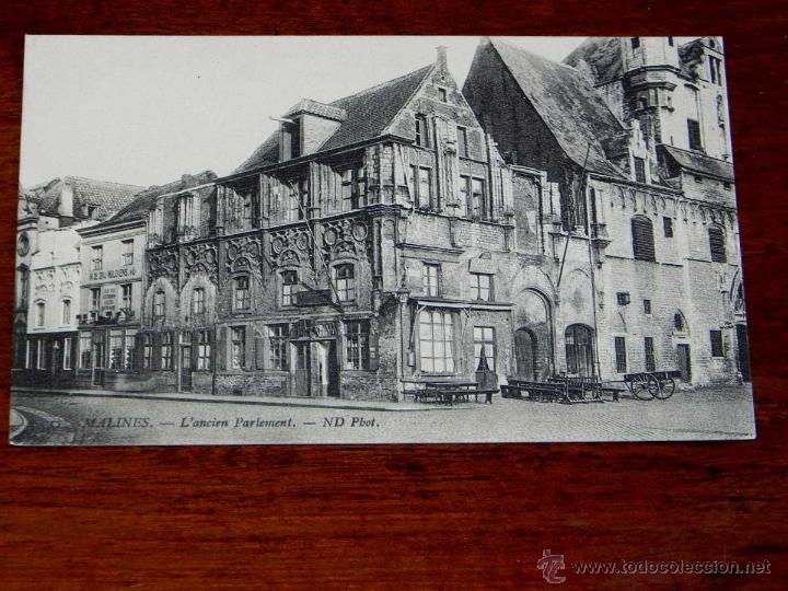 Postais: ANTIGUA POSTAL, BELGICA, malinas, antiguo parlamento, ND Phot, 11, no circulada