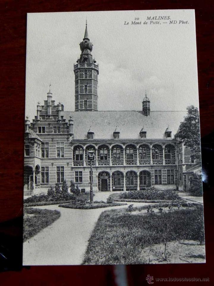 Postkarten: ANTIGUA POSTAL, BELGICA, malinas, el monte de piedad, ND Phot, 20, no circulada