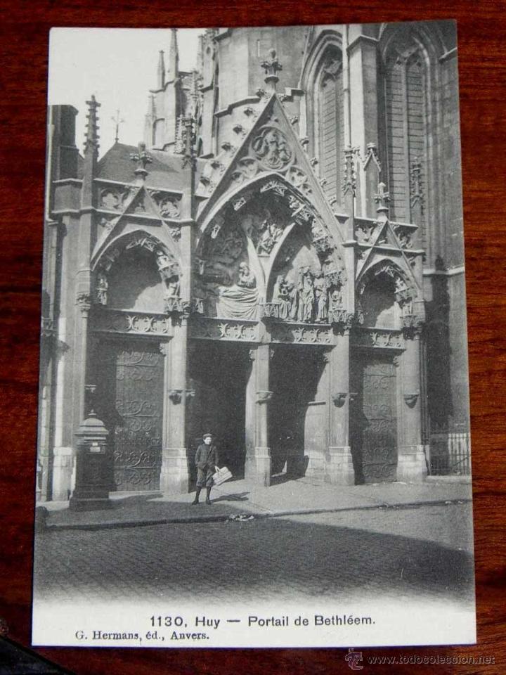 Postais: ANTIGUA POSTAL, BELGICA, huy, portal de bethleem, g. hermans, 1130, no circulada