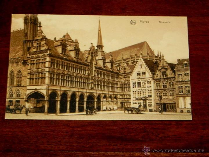 Postcards: ANTIGUA POSTAL, belgica, ypres, nieuwerk, nels, 19, no circulada