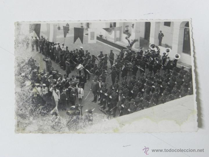 Postcards: Antigua foto postal de la banda de musica militar, portuaria de Genova, Italia, a&ntilde;os 30, no circulad