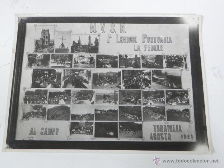 Postales: Antigua fotografia de m.v.s.n. I legion portuaria la fedele, al campo, torriglia. italia, agosto de