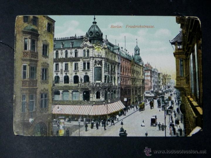 Postkarten: antigua postal, alemania, berlin, Calle Frederick, no circulada