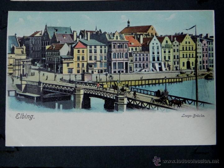 Cartoline: antigua postal, alemania, elbing, puente leege, sin dividir, no circulada
