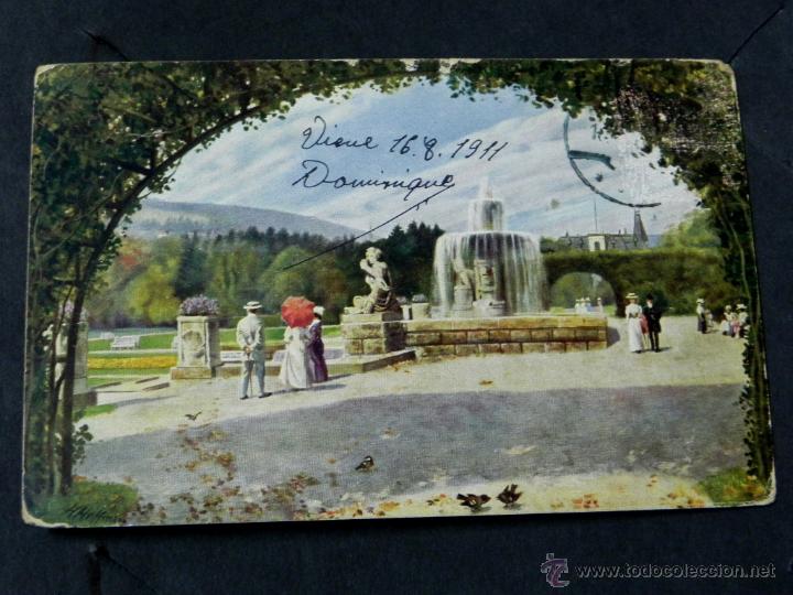 Postais: ANTIGUA POSTAL, baden baden, fuente de josefina, circulada