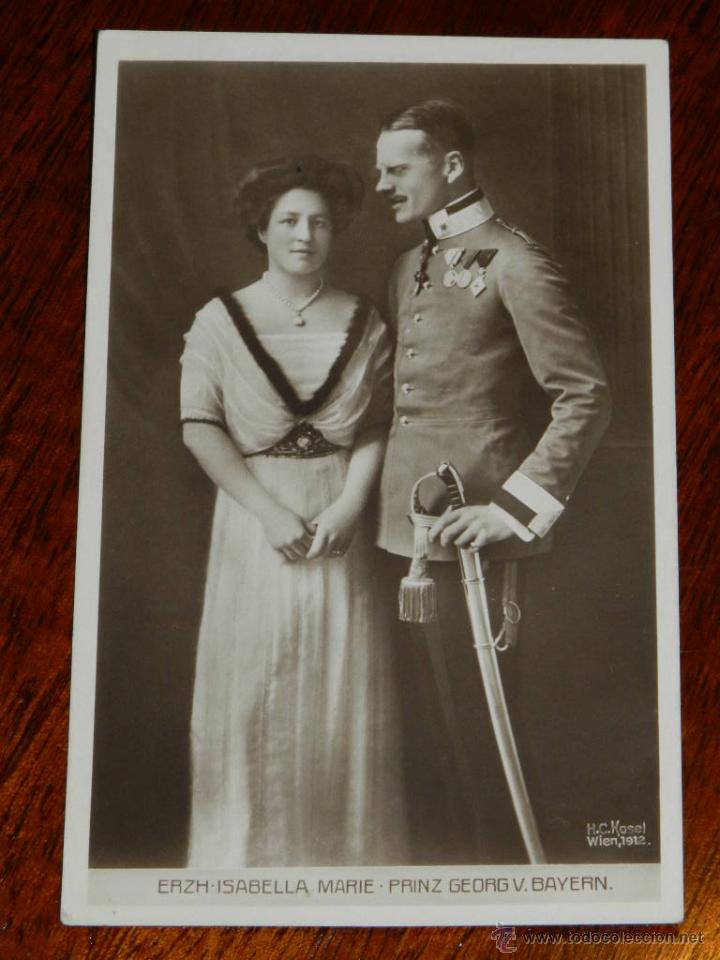 Postkarten: antigua foto postal, erzh isabella marie prinz georg von bayern, Archiduque Isabella Marie pr&iacute;ncipe