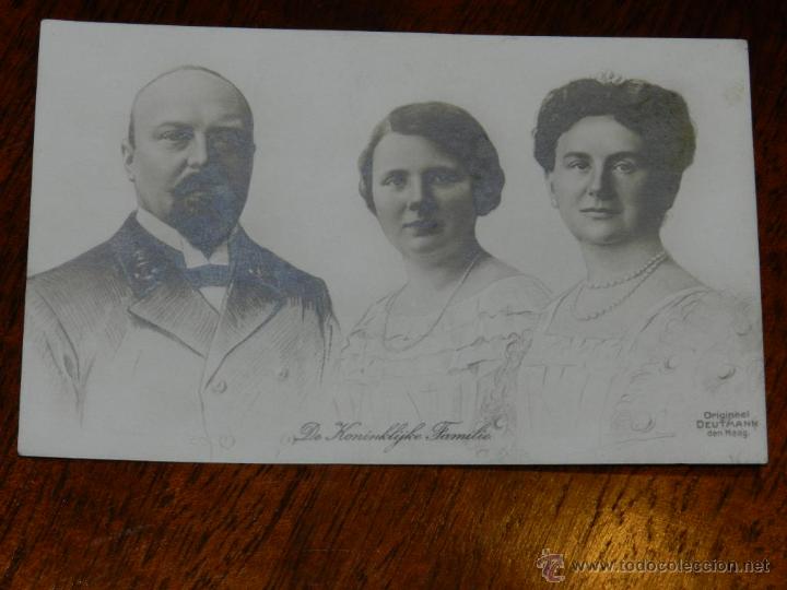 Postales: antigua postal, de koninklijke familie, De Koninklijke familia, no circulada