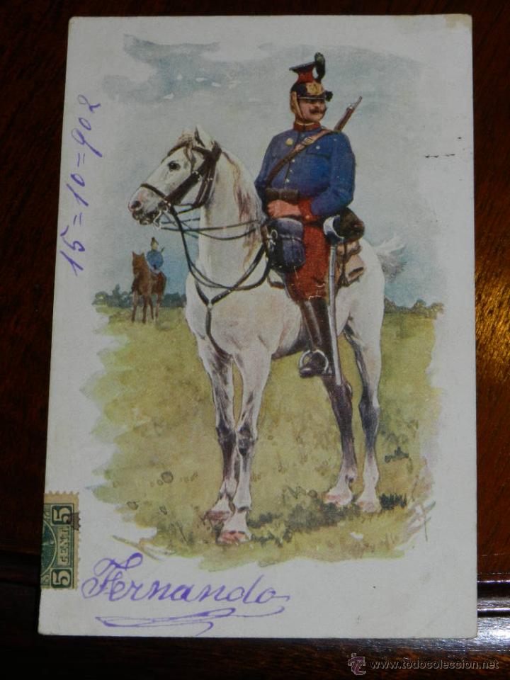 Postcards: antigua postal, hernanolo, sin dividir, circulada