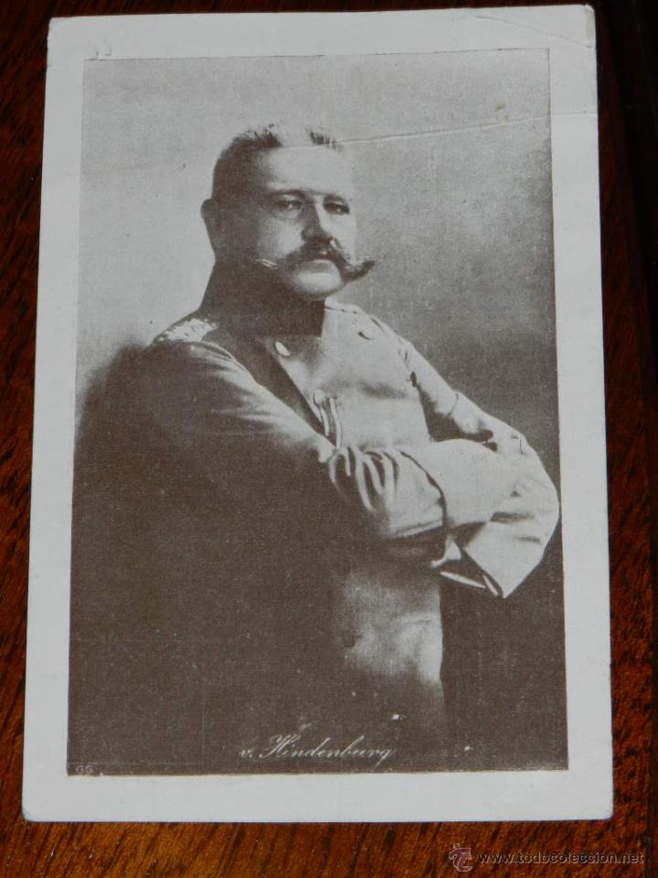 Postkarten: antigua foto postal, hindenburg, no circulada