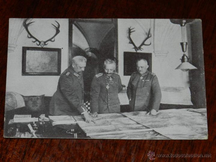 Postcards: antigua foto postal, tres altos rangos, no circulada