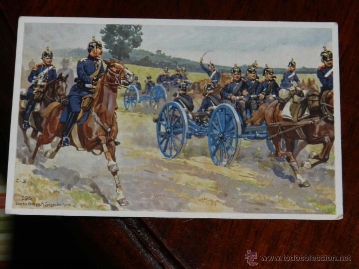 Postcards: antigua postal, transporte de soldados, no circulada