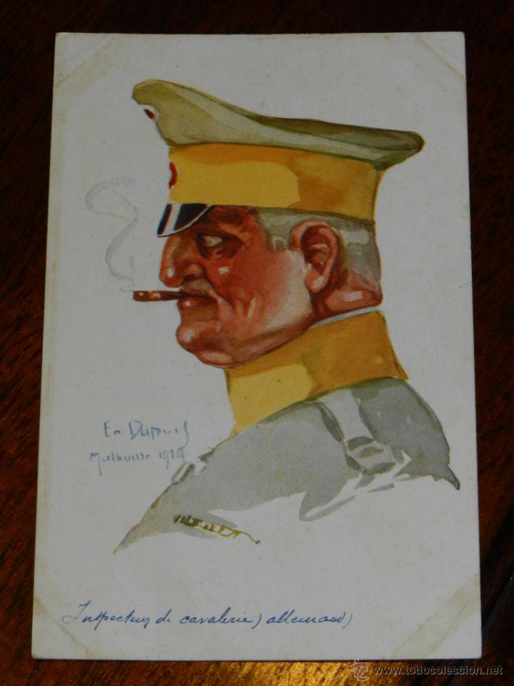 Postales: antigua postal, Inspecteur de cavalerie, inspector de caballeria, no circulada