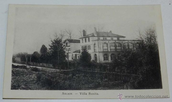 Postkarten: ANTIGUA POSTAL DE ASCAIN (FRANCIA) VILLA ROSITA, SIN CIRCULAR