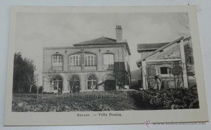 Postkarten: ANTIGUA POSTAL DE ASCAIN (FRANCIA) VILLA ROSITA, SIN CIRCULAR