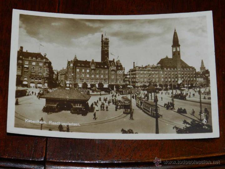 Postales: antigua foto postal, copenague, Ayuntamiento, sin circular, k&oslash;benhavn, gammelt foto postkort, raadhu