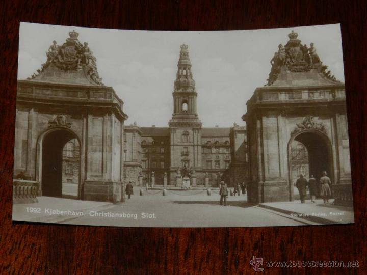Postales: antigua foto postal, copenague, Palacio de Christiansborg, sin circular, k&oslash;benhavn, gammelt foto pos