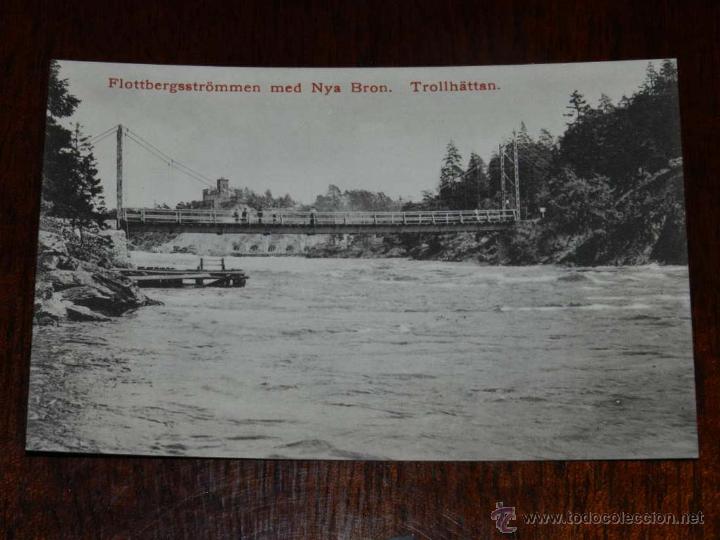 Cartoline: antigua foto postal, Trollh&auml;ttan, Gran Hotel, gammalt foto vykort, Trollh&auml;ttan, Grand Hotel, ocirkul