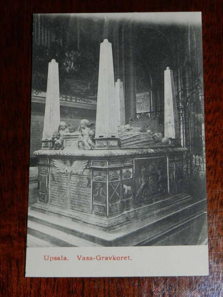 Cartoline: antigua foto postal, Uppsala, Vasa Capilla, gammalt foto vykort, Uppsala, Vasa-Gravkoret, ocirkulera