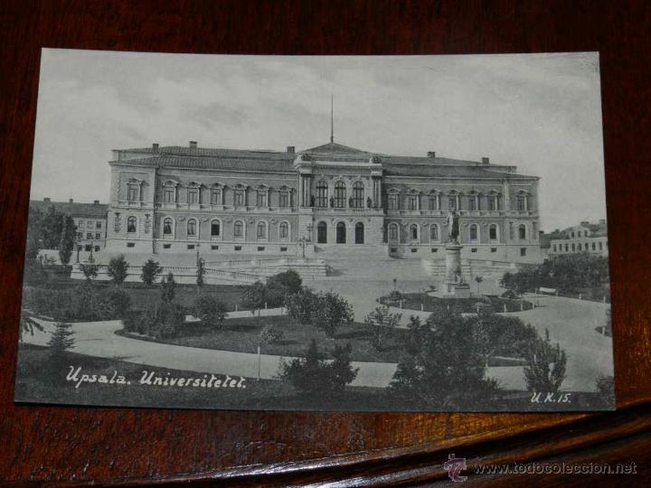 Postales: antigua foto postal, Uppsala, la Universidad, gammalt foto vykort, Uppsala, Universitetet, ocirkuler