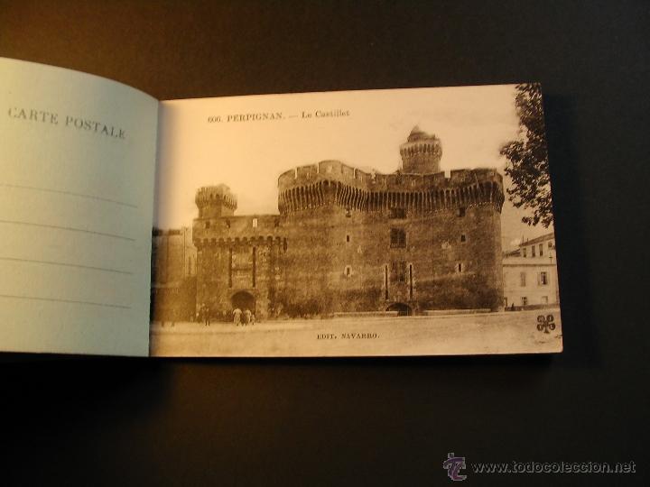 Postales: Librito de 12 antiguas postales de Perpignan. - Foto 10