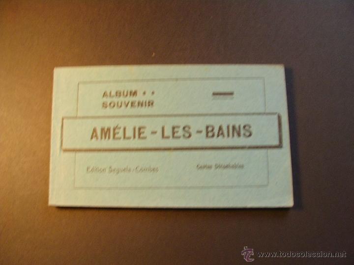 Postales: Librito de 12 antiguas postales de AM&Eacute;LIE - LES - BAINS.