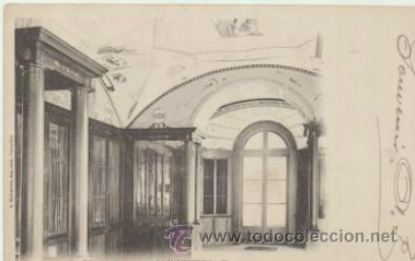 Cartes Postales: La Malmaison.- Biblioteque. Franqueado y fechado en 1902?