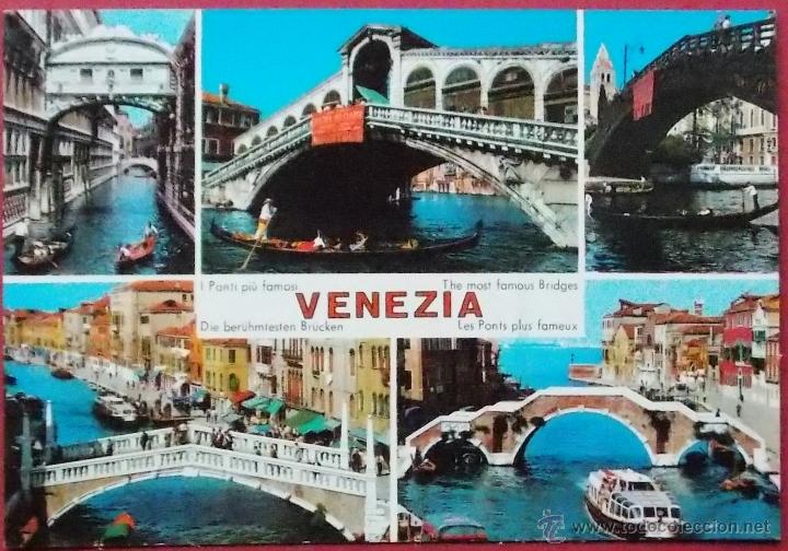 Postales: VENECIA - PUENTES - Foto 1
