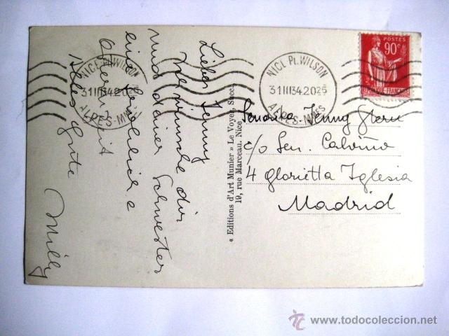 Postales: NIZA. CIRCULADA. ENVIO GRATIS&iexcl;&iexcl;&iexcl; - Foto 2