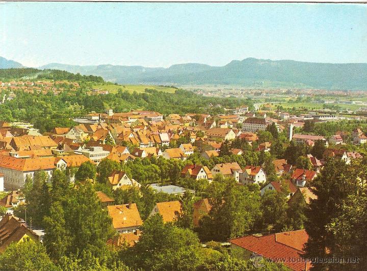 Postcards: BALINGEN, Baden-W&uuml;rttemberg (ALEMANIA), VISTA GENERAL - JAHRE FOTOHAUS - SIN CIRCULAR