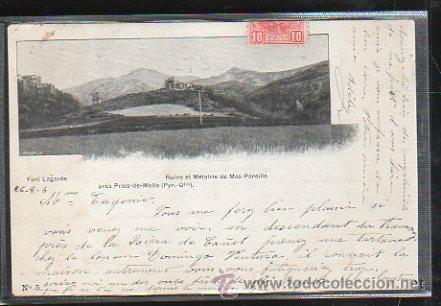Postales: TARJETA POSTAL FORT LAGARDE. RUINE ET METAIRIE DE MAS-PAREILLE PRES PRATS-DE-MOLLO. N&ordm; 5