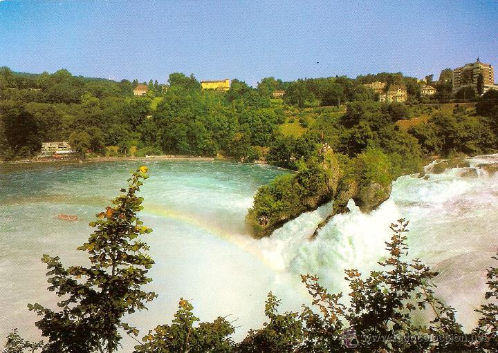 Postcards: CATARATAS DEL RIN (ALEMANIA) - GLOBETROTTER N&ordm; 3960 - CIRCULADA