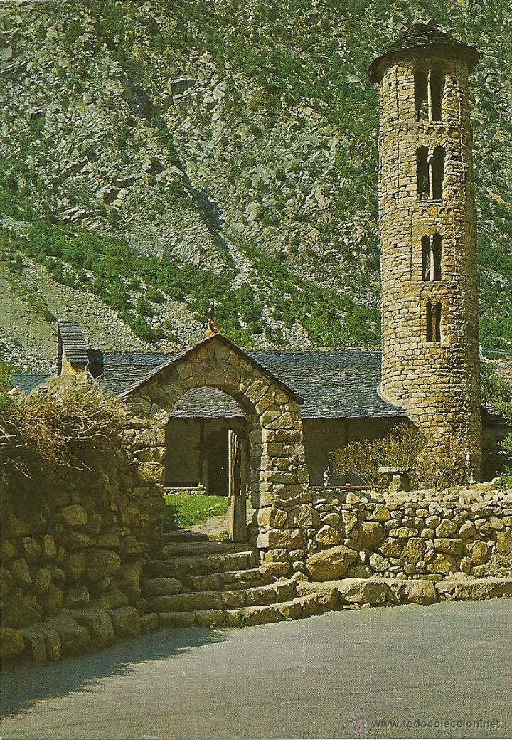 Postcards: ANDORRA, SANTA COLOMA, IGLESIA ROMANICA N&ordm; 2810, KOLORHAM