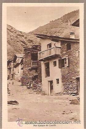 Cartes Postales: ANTIGUA POSTAL 25 REPUBLICA ANDORRA CARRER TIPIC DE CANILLO  JOAN SALA