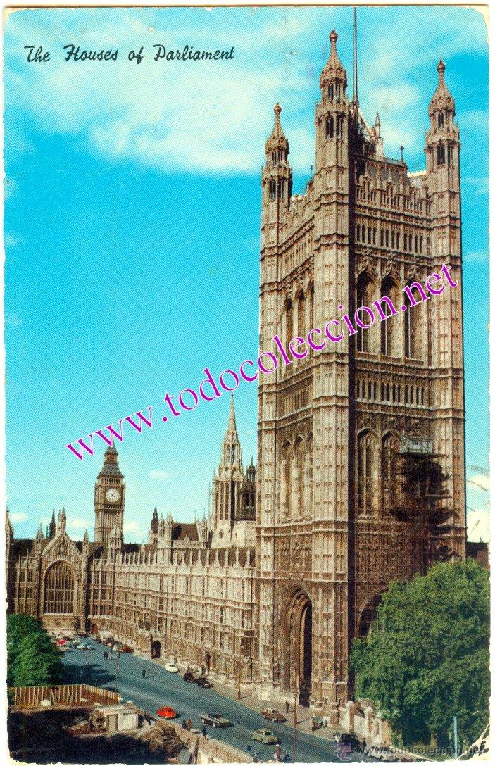 Postales: LONDRES - EDIFICIO DEL PARLAMENTO (POSTAL DE 1970) - Foto 1