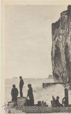 Postales: Ault.- Les Falaises.  Franqueado y fechado en 1928.