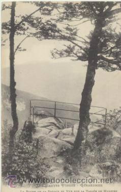 Postais: Les Hautes Vosges - G&eacute;radmer.  Franqueado y fechado en 1904.