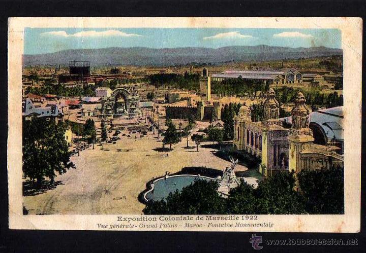 Postales: Marseille. Exposition Coloniale 1922.  Circulada - Foto 1