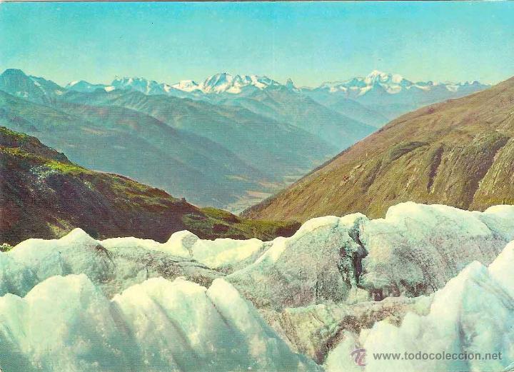 Cartoline: BELV&Eacute;D&Egrave;RE, FURKA PASS (SUIZA), ALPES SUIZOS - SIN CIRCULAR