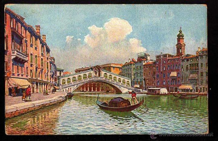 Postales: Postal de Venecia. Circulada 1920 - Foto 1